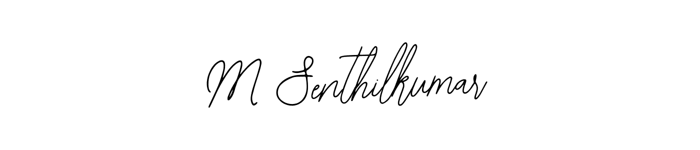 Make a beautiful signature design for name M Senthilkumar. Use this online signature maker to create a handwritten signature for free. M Senthilkumar signature style 12 images and pictures png