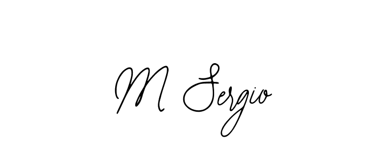 Make a beautiful signature design for name M Sergio. Use this online signature maker to create a handwritten signature for free. M Sergio signature style 12 images and pictures png