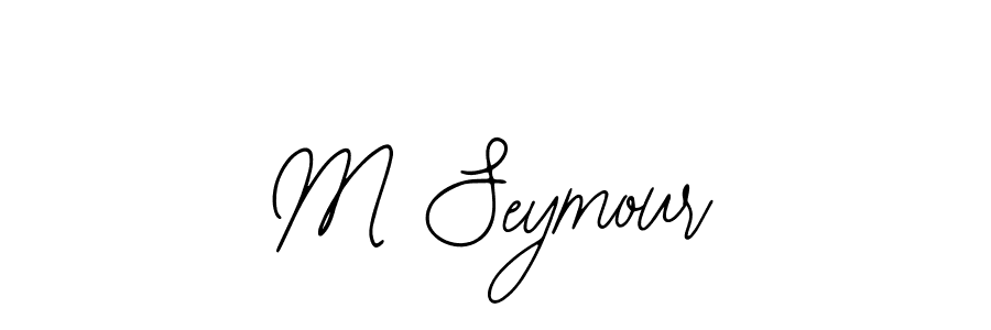 It looks lik you need a new signature style for name M Seymour. Design unique handwritten (Bearetta-2O07w) signature with our free signature maker in just a few clicks. M Seymour signature style 12 images and pictures png