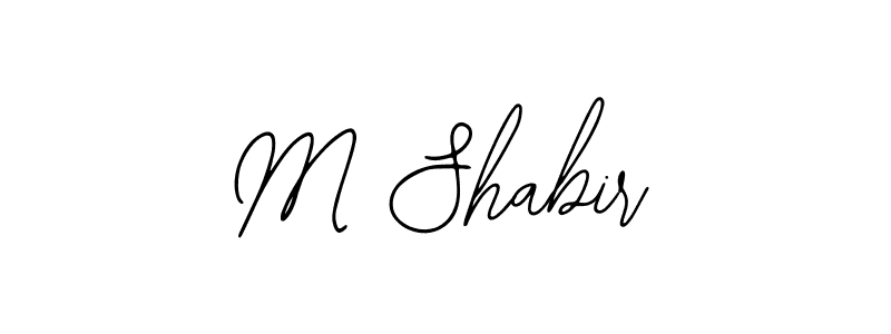 It looks lik you need a new signature style for name M Shabir. Design unique handwritten (Bearetta-2O07w) signature with our free signature maker in just a few clicks. M Shabir signature style 12 images and pictures png