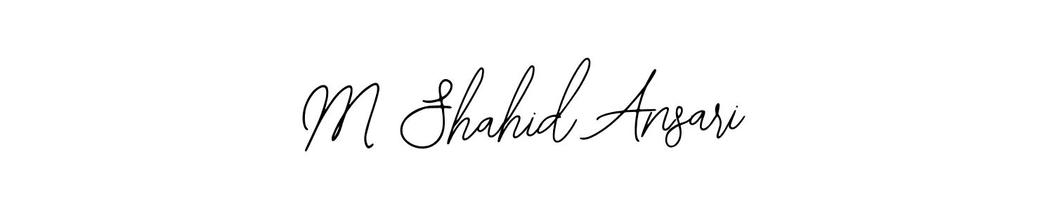 Make a beautiful signature design for name M Shahid Ansari. Use this online signature maker to create a handwritten signature for free. M Shahid Ansari signature style 12 images and pictures png