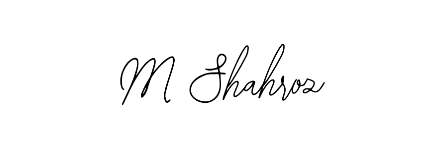 Make a short M Shahroz signature style. Manage your documents anywhere anytime using Bearetta-2O07w. Create and add eSignatures, submit forms, share and send files easily. M Shahroz signature style 12 images and pictures png