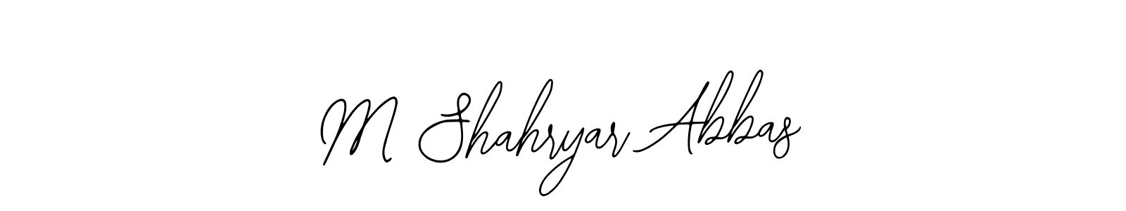 How to make M Shahryar Abbas signature? Bearetta-2O07w is a professional autograph style. Create handwritten signature for M Shahryar Abbas name. M Shahryar Abbas signature style 12 images and pictures png