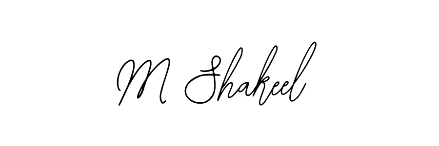 Make a beautiful signature design for name M Shakeel. With this signature (Bearetta-2O07w) style, you can create a handwritten signature for free. M Shakeel signature style 12 images and pictures png
