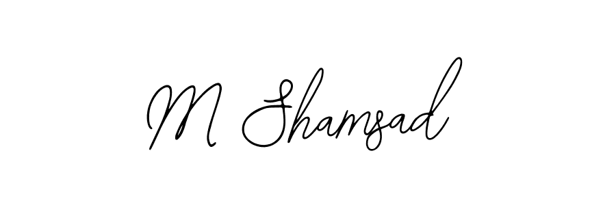 See photos of M Shamsad official signature by Spectra . Check more albums & portfolios. Read reviews & check more about Bearetta-2O07w font. M Shamsad signature style 12 images and pictures png