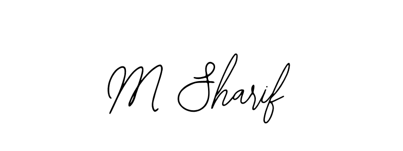 if you are searching for the best signature style for your name M Sharif. so please give up your signature search. here we have designed multiple signature styles  using Bearetta-2O07w. M Sharif signature style 12 images and pictures png