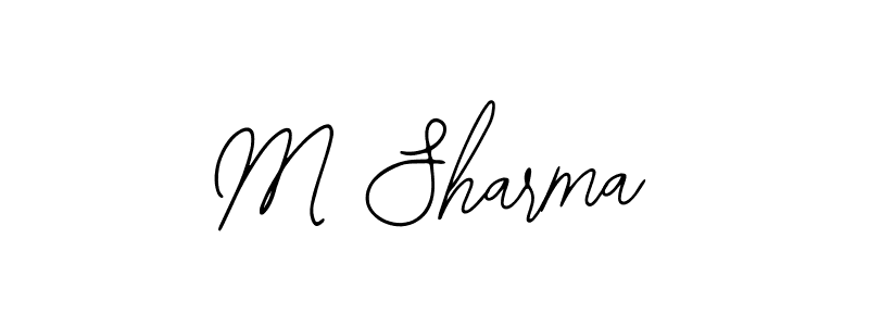 How to Draw M Sharma signature style? Bearetta-2O07w is a latest design signature styles for name M Sharma. M Sharma signature style 12 images and pictures png