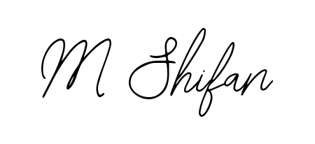 Generate high-definition signature styles for M Shifan. The Bearetta-2O07w typeface ensures crisp legibility and sophisticated design. M Shifan signature style 12 images and pictures png