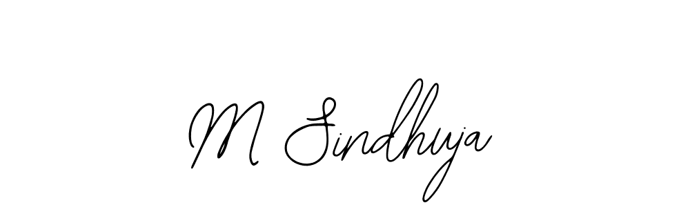 Once you've used our free online signature maker to create your best signature Bearetta-2O07w style, it's time to enjoy all of the benefits that M Sindhuja name signing documents. M Sindhuja signature style 12 images and pictures png