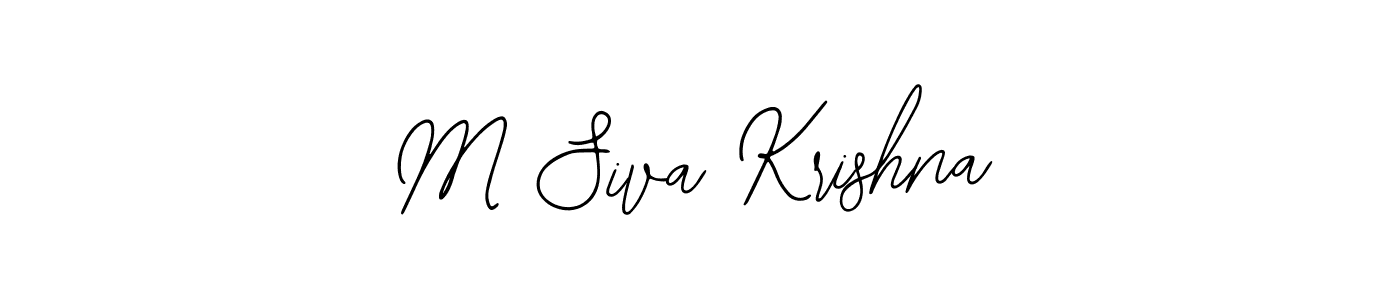 Similarly Bearetta-2O07w is the best handwritten signature design. Signature creator online .You can use it as an online autograph creator for name M Siva Krishna. M Siva Krishna signature style 12 images and pictures png