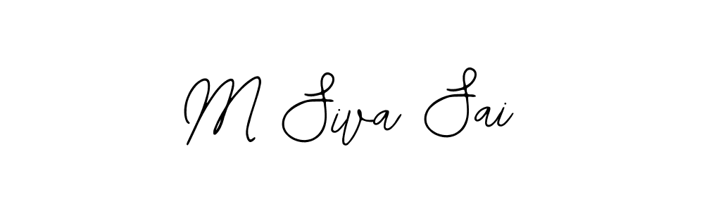 Make a beautiful signature design for name M Siva Sai. Use this online signature maker to create a handwritten signature for free. M Siva Sai signature style 12 images and pictures png