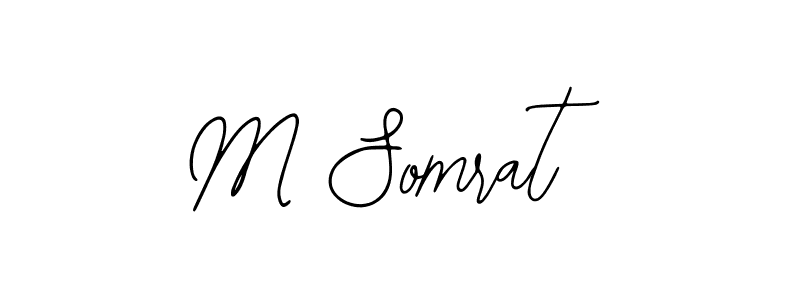 Make a beautiful signature design for name M Somrat. With this signature (Bearetta-2O07w) style, you can create a handwritten signature for free. M Somrat signature style 12 images and pictures png