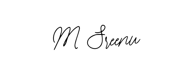 Create a beautiful signature design for name M Sreenu. With this signature (Bearetta-2O07w) fonts, you can make a handwritten signature for free. M Sreenu signature style 12 images and pictures png