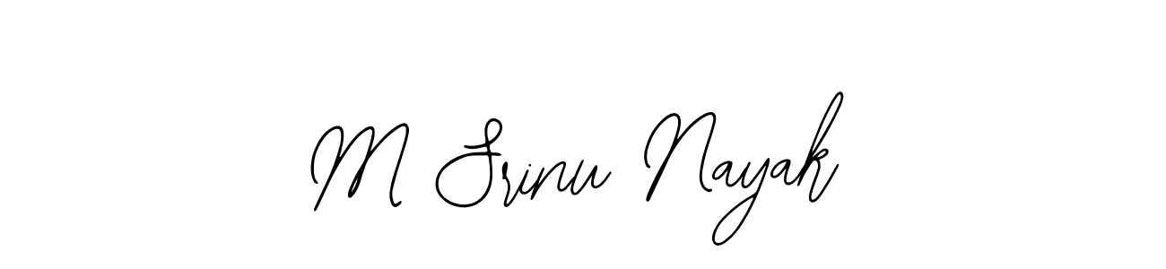 The best way (Bearetta-2O07w) to make a short signature is to pick only two or three words in your name. The name M Srinu Nayak include a total of six letters. For converting this name. M Srinu Nayak signature style 12 images and pictures png