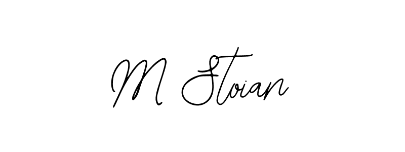 Make a beautiful signature design for name M Stoian. With this signature (Bearetta-2O07w) style, you can create a handwritten signature for free. M Stoian signature style 12 images and pictures png