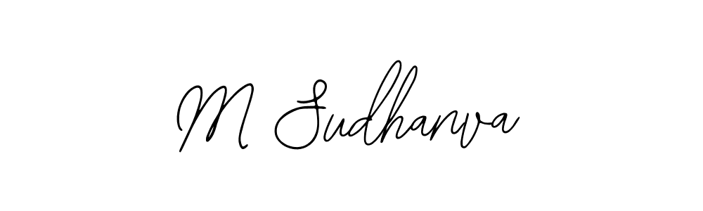 Similarly Bearetta-2O07w is the best handwritten signature design. Signature creator online .You can use it as an online autograph creator for name M Sudhanva. M Sudhanva signature style 12 images and pictures png