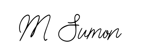 Generate high-definition signature styles for M Sumon. The Bearetta-2O07w typeface ensures crisp legibility and sophisticated design. M Sumon signature style 12 images and pictures png