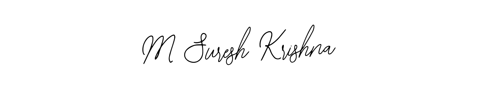 How to make M Suresh Krishna signature? Bearetta-2O07w is a professional autograph style. Create handwritten signature for M Suresh Krishna name. M Suresh Krishna signature style 12 images and pictures png