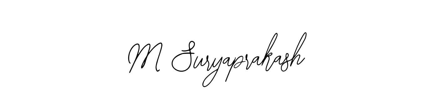 Similarly Bearetta-2O07w is the best handwritten signature design. Signature creator online .You can use it as an online autograph creator for name M Suryaprakash. M Suryaprakash signature style 12 images and pictures png