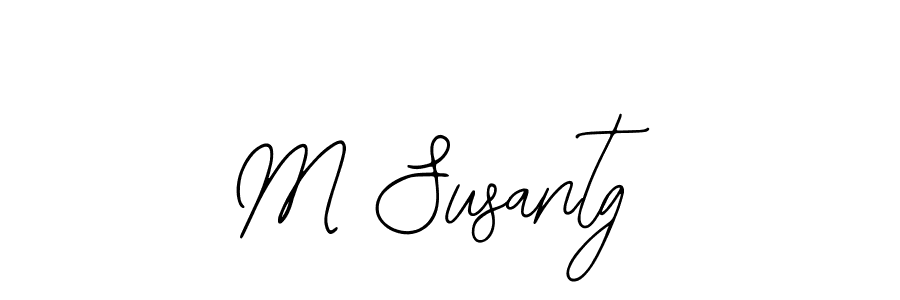 M Susantg stylish signature style. Best Handwritten Sign (Bearetta-2O07w) for my name. Handwritten Signature Collection Ideas for my name M Susantg. M Susantg signature style 12 images and pictures png