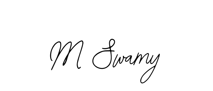 Make a beautiful signature design for name M Swamy. Use this online signature maker to create a handwritten signature for free. M Swamy signature style 12 images and pictures png