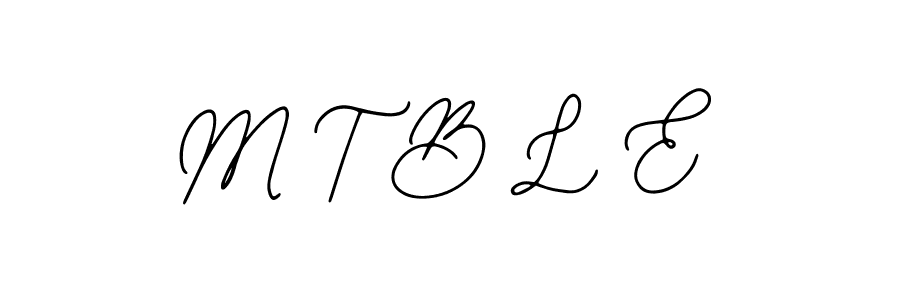 You should practise on your own different ways (Bearetta-2O07w) to write your name (M T B L E) in signature. don't let someone else do it for you. M T B L E signature style 12 images and pictures png