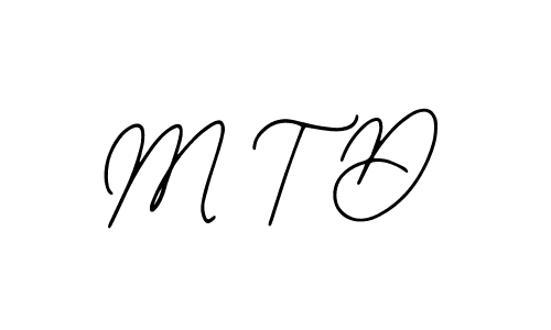 Use a signature maker to create a handwritten signature online. With this signature software, you can design (Bearetta-2O07w) your own signature for name M T D. M T D signature style 12 images and pictures png