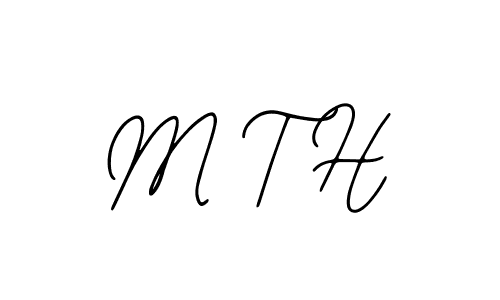 M T H stylish signature style. Best Handwritten Sign (Bearetta-2O07w) for my name. Handwritten Signature Collection Ideas for my name M T H. M T H signature style 12 images and pictures png