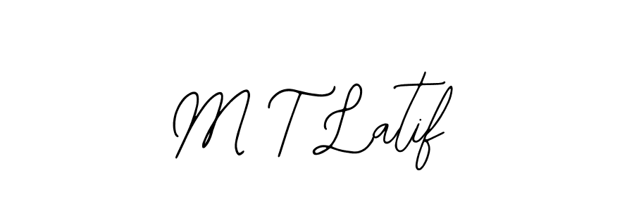 How to Draw M T Latif signature style? Bearetta-2O07w is a latest design signature styles for name M T Latif. M T Latif signature style 12 images and pictures png