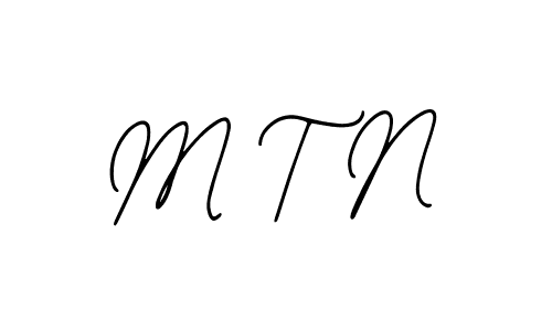 Use a signature maker to create a handwritten signature online. With this signature software, you can design (Bearetta-2O07w) your own signature for name M T N. M T N signature style 12 images and pictures png