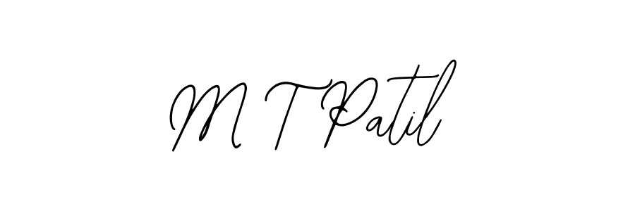 Also we have M T Patil name is the best signature style. Create professional handwritten signature collection using Bearetta-2O07w autograph style. M T Patil signature style 12 images and pictures png