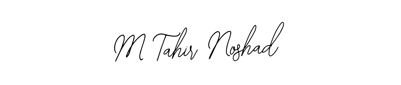 Create a beautiful signature design for name M Tahir Noshad. With this signature (Bearetta-2O07w) fonts, you can make a handwritten signature for free. M Tahir Noshad signature style 12 images and pictures png