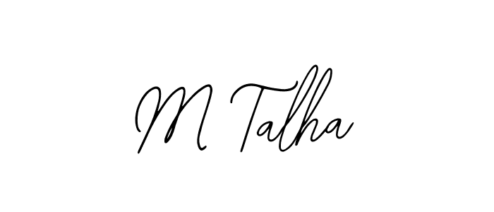 Use a signature maker to create a handwritten signature online. With this signature software, you can design (Bearetta-2O07w) your own signature for name M Talha. M Talha signature style 12 images and pictures png