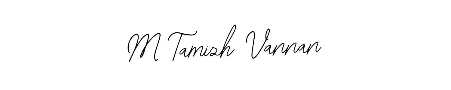 Also we have M Tamizh Vannan name is the best signature style. Create professional handwritten signature collection using Bearetta-2O07w autograph style. M Tamizh Vannan signature style 12 images and pictures png
