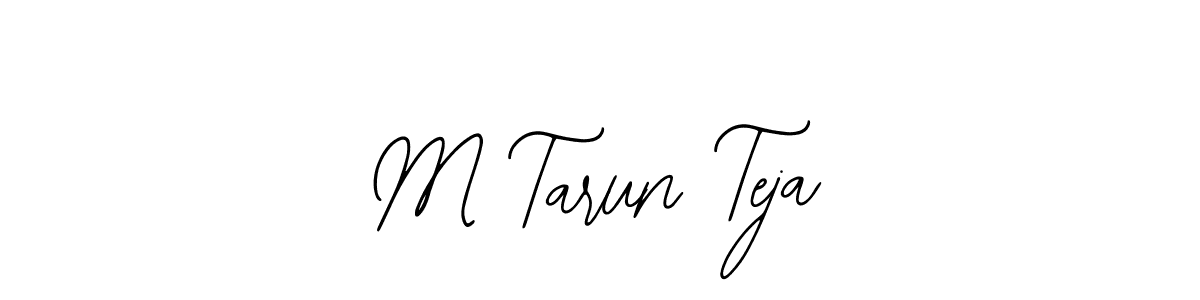 if you are searching for the best signature style for your name M Tarun Teja. so please give up your signature search. here we have designed multiple signature styles  using Bearetta-2O07w. M Tarun Teja signature style 12 images and pictures png