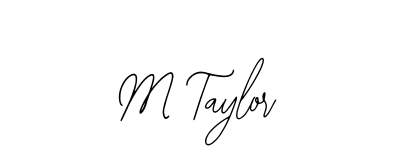 Make a beautiful signature design for name M Taylor. With this signature (Bearetta-2O07w) style, you can create a handwritten signature for free. M Taylor signature style 12 images and pictures png