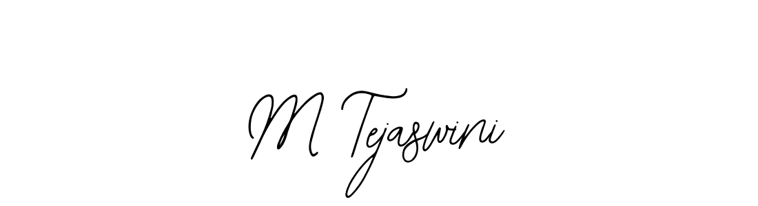 This is the best signature style for the M Tejaswini name. Also you like these signature font (Bearetta-2O07w). Mix name signature. M Tejaswini signature style 12 images and pictures png