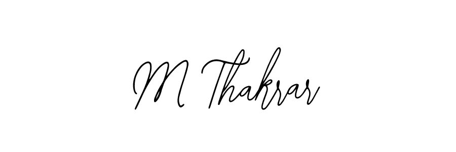 Also You can easily find your signature by using the search form. We will create M Thakrar name handwritten signature images for you free of cost using Bearetta-2O07w sign style. M Thakrar signature style 12 images and pictures png