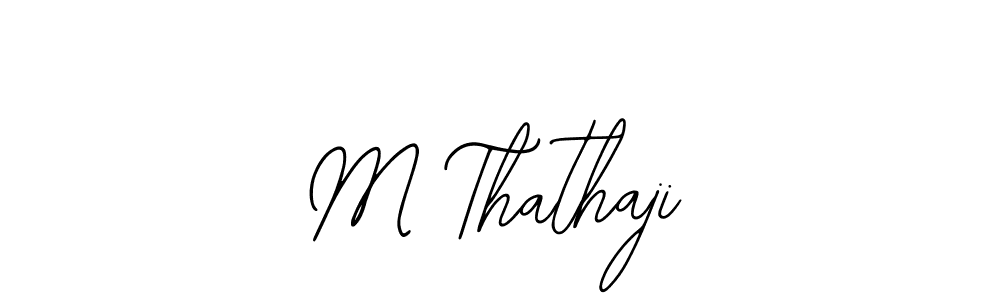 Once you've used our free online signature maker to create your best signature Bearetta-2O07w style, it's time to enjoy all of the benefits that M Thathaji name signing documents. M Thathaji signature style 12 images and pictures png