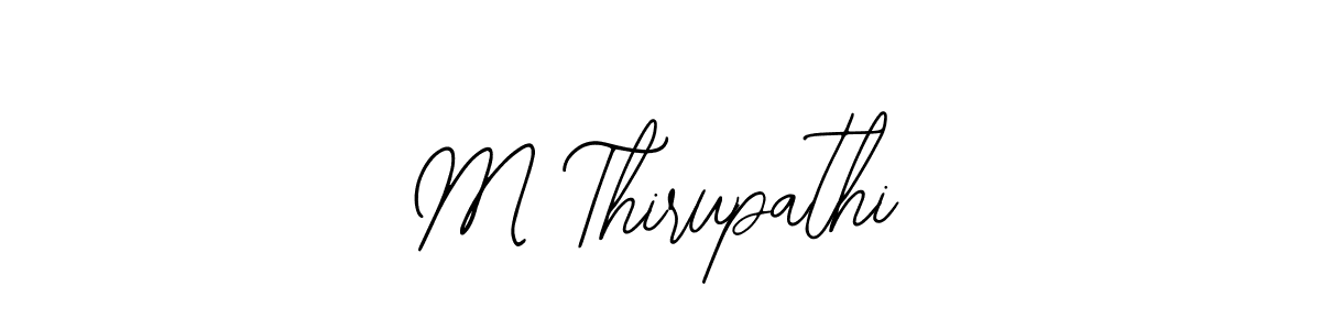 Make a beautiful signature design for name M Thirupathi. Use this online signature maker to create a handwritten signature for free. M Thirupathi signature style 12 images and pictures png