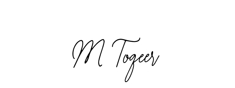 The best way (Bearetta-2O07w) to make a short signature is to pick only two or three words in your name. The name M Toqeer include a total of six letters. For converting this name. M Toqeer signature style 12 images and pictures png