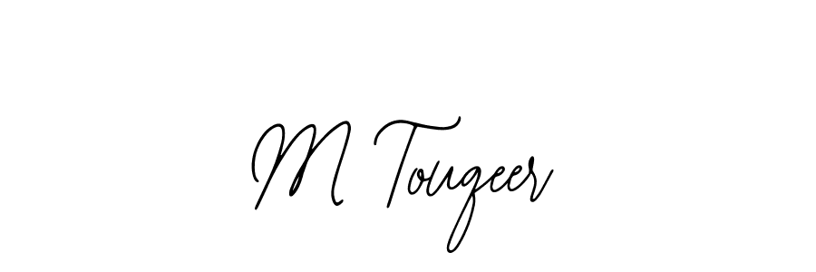 Create a beautiful signature design for name M Touqeer. With this signature (Bearetta-2O07w) fonts, you can make a handwritten signature for free. M Touqeer signature style 12 images and pictures png