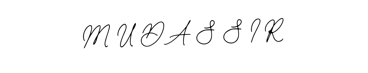 Bearetta-2O07w is a professional signature style that is perfect for those who want to add a touch of class to their signature. It is also a great choice for those who want to make their signature more unique. Get M U D A S S I R name to fancy signature for free. M U D A S S I R signature style 12 images and pictures png