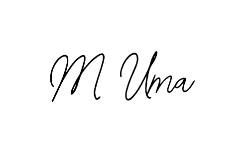 Similarly Bearetta-2O07w is the best handwritten signature design. Signature creator online .You can use it as an online autograph creator for name M Uma. M Uma signature style 12 images and pictures png