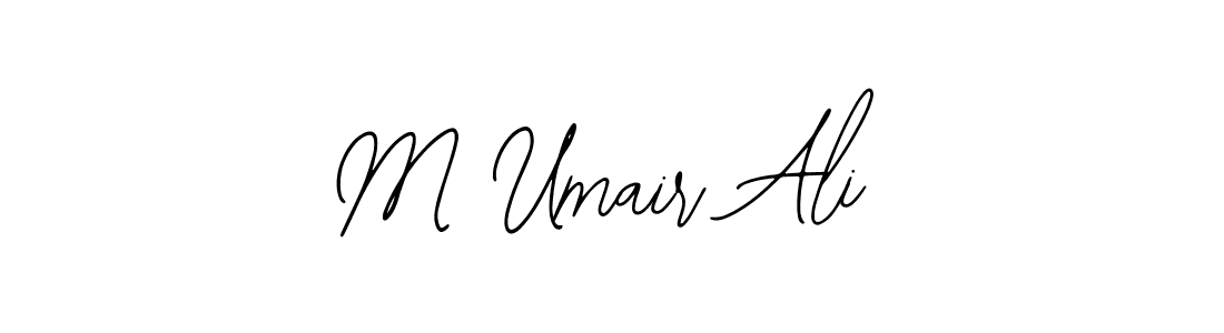 Also we have M Umair Ali name is the best signature style. Create professional handwritten signature collection using Bearetta-2O07w autograph style. M Umair Ali signature style 12 images and pictures png