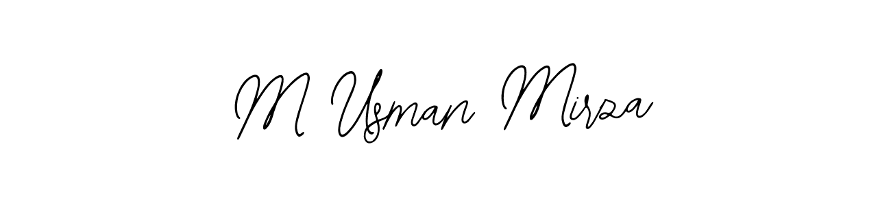 Make a beautiful signature design for name M Usman Mirza. Use this online signature maker to create a handwritten signature for free. M Usman Mirza signature style 12 images and pictures png