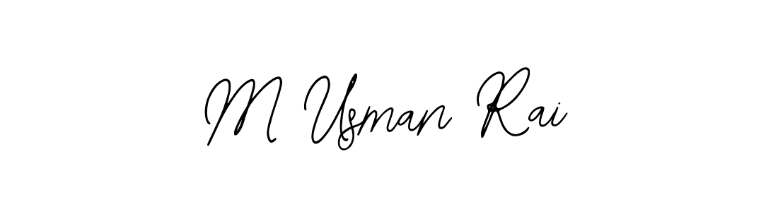 How to make M Usman Rai signature? Bearetta-2O07w is a professional autograph style. Create handwritten signature for M Usman Rai name. M Usman Rai signature style 12 images and pictures png