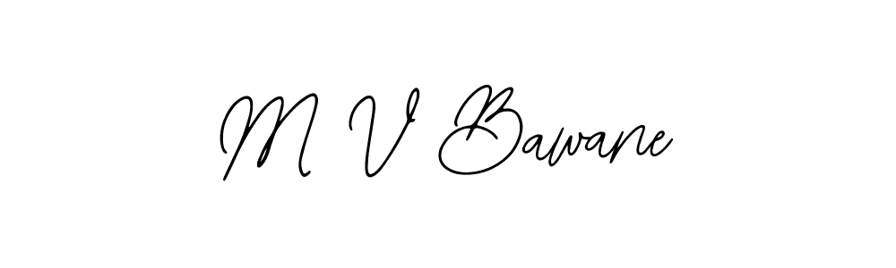 This is the best signature style for the M V Bawane name. Also you like these signature font (Bearetta-2O07w). Mix name signature. M V Bawane signature style 12 images and pictures png
