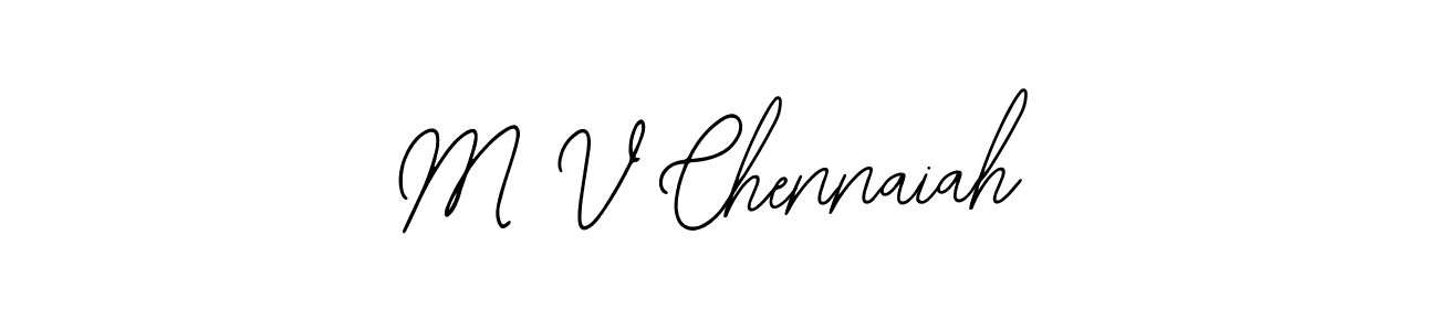 Best and Professional Signature Style for M V Chennaiah. Bearetta-2O07w Best Signature Style Collection. M V Chennaiah signature style 12 images and pictures png