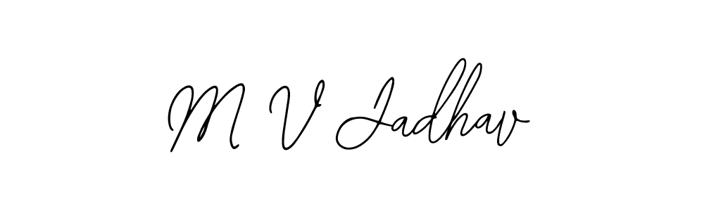 You can use this online signature creator to create a handwritten signature for the name M V Jadhav. This is the best online autograph maker. M V Jadhav signature style 12 images and pictures png